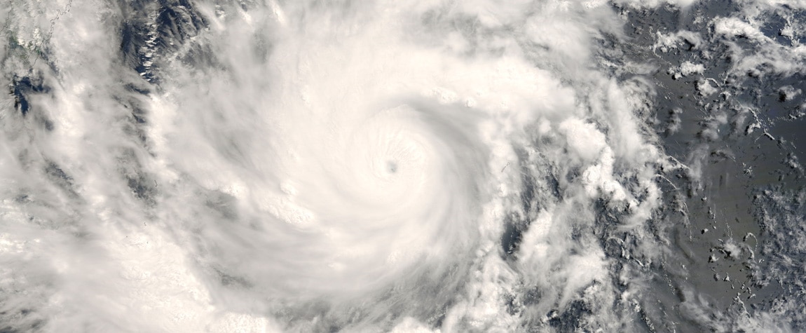 Picture of the meteorological event called El Niño. White clouds. BBVA. Resource