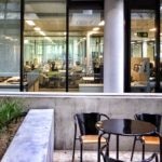 Open work space at Ciudad BBVA Picture of the open work space at Ciudad BBVA