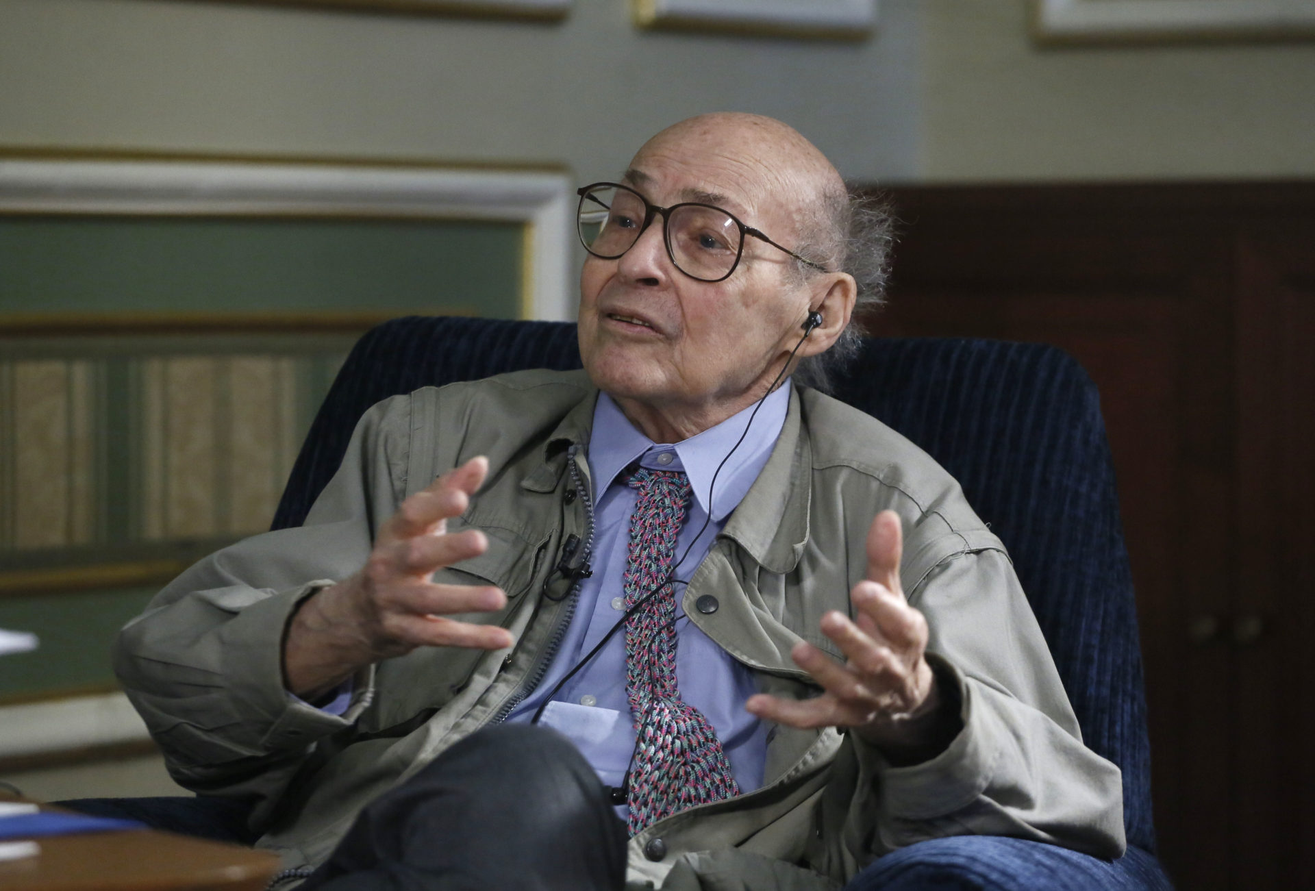 Picture of Marvin Minsky awarded by the BBVA Foundation