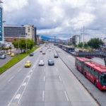 Picture of Transmilenio Bogota colombia mass public transport