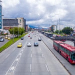 Transmilenio Bogota colombia mass public transport Picture of Transmilenio Bogota colombia mass public transport