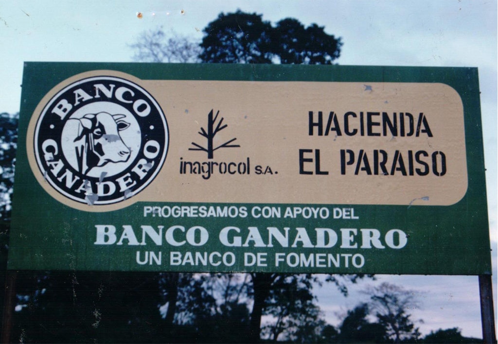 Image of BBVA Colombia Sign of Banco Ganadero's support