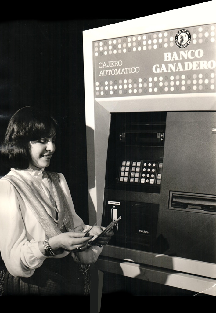 Image of BBVA Colombia Banco Ganadero's ATM 1980s
