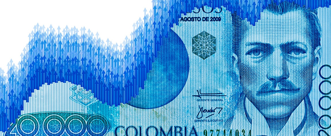 Image of Colombian peso bill