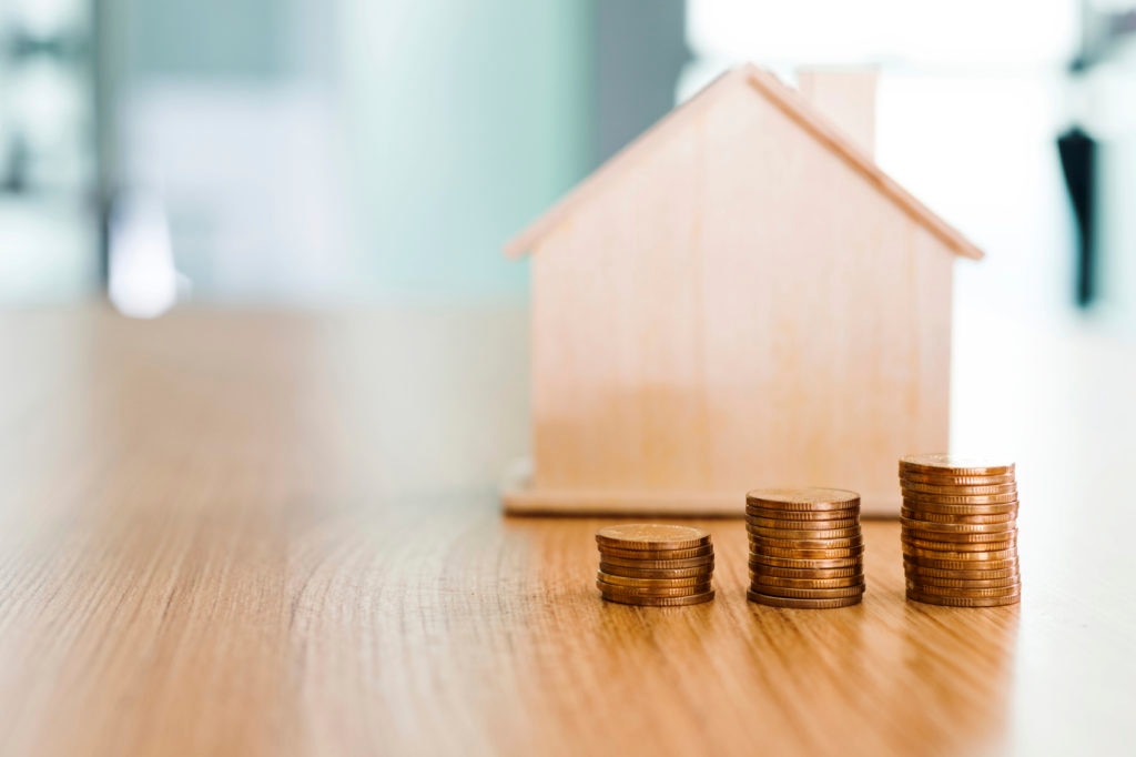 House coins vivienda hipoteca recurso bbva moneda