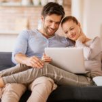 couple woman man pc computer resource bbva couple woman man pc computer resource bbva