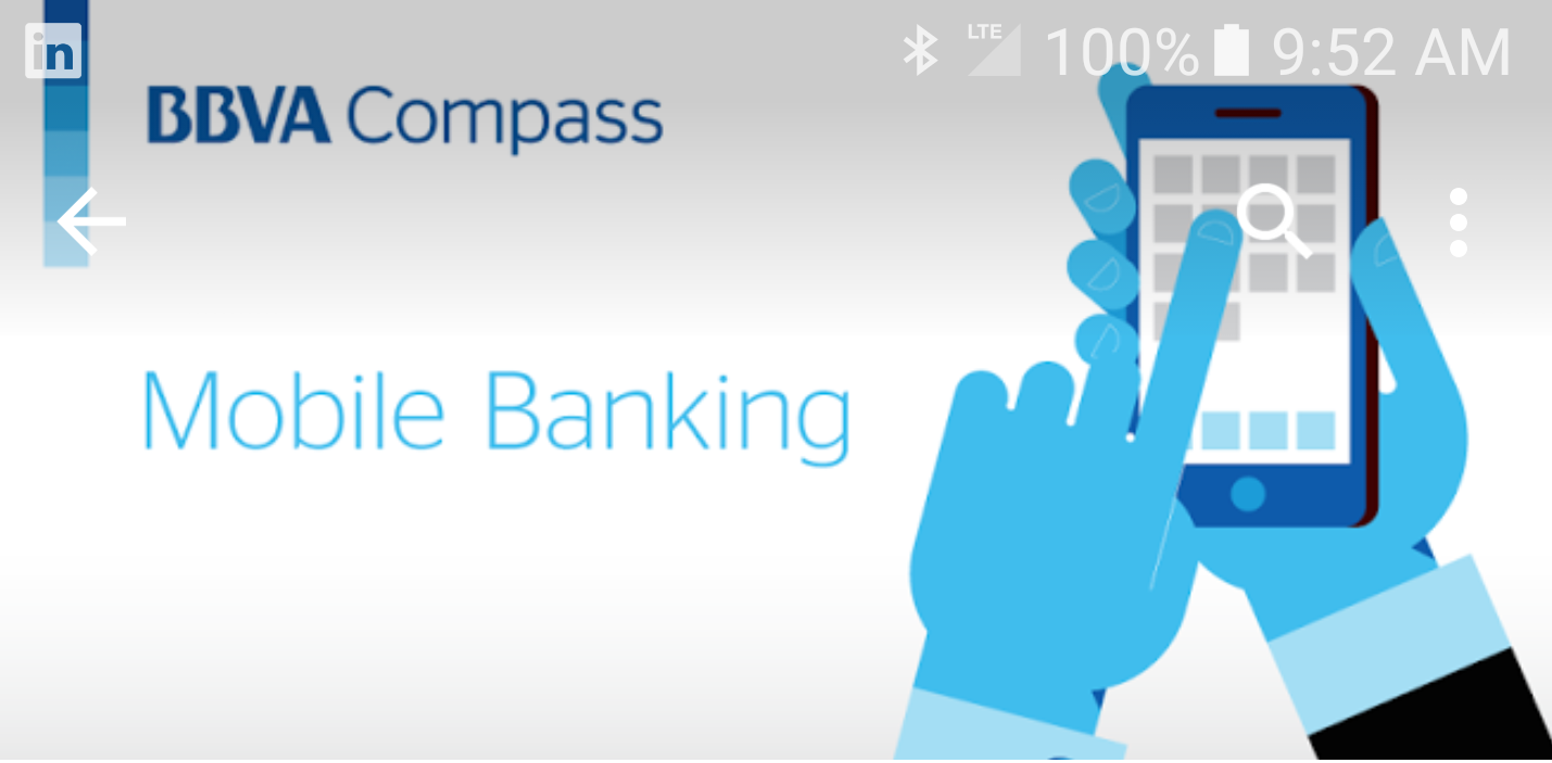 BBVA Compass mobile banking app wins third consecutive Javelin Mobile