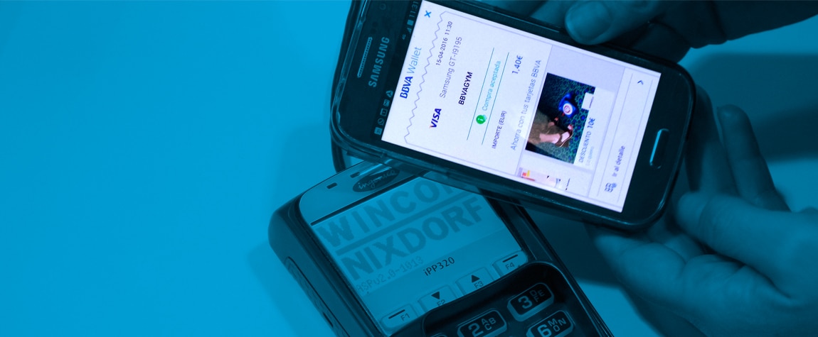 Mobile payments, bbva wallet, POS BBVA Wallet, a mobile payments app
