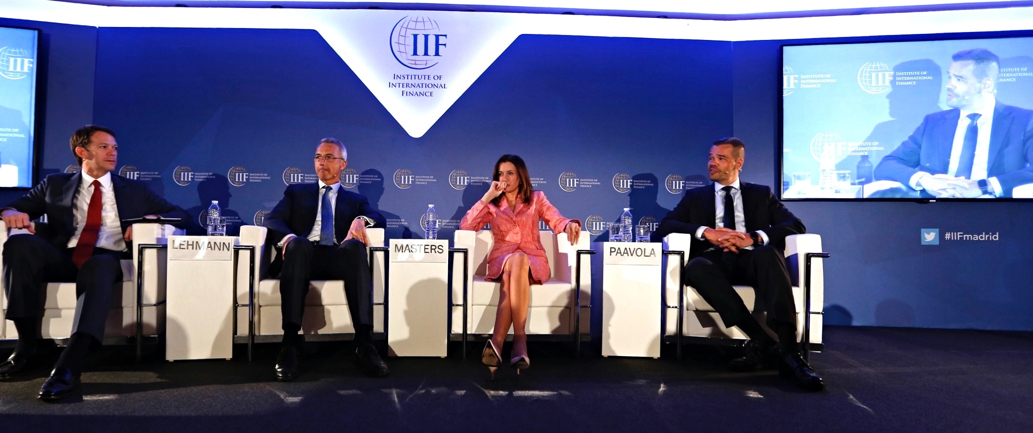 BBVA's Teppo Paavola on a Blockchain panel at the Spring IIF meeting BBVA's Head of New Digital Business Teppo Paavola