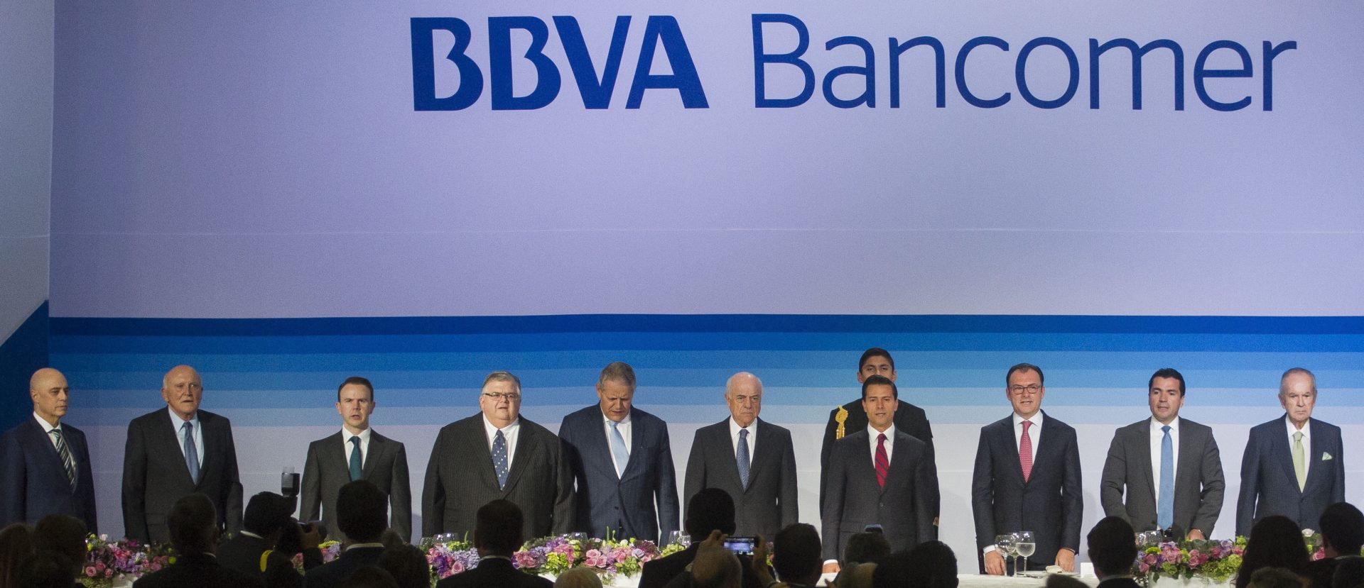 Picture of Pena Nieto Francisco Gonzalez BBVA Bancomer