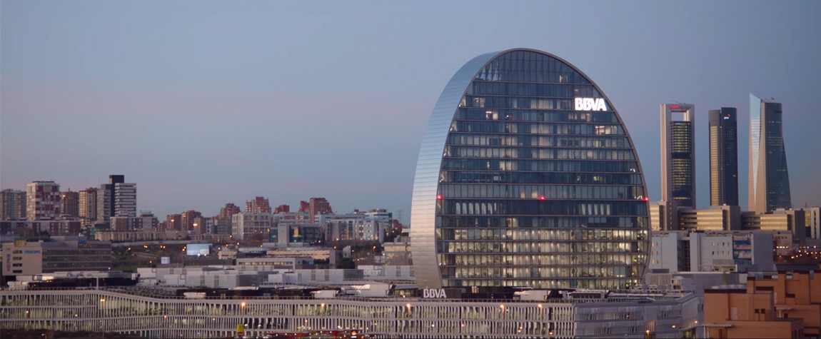 Picture of La Vela, BBVA´s new architectural Madrid building BBVA