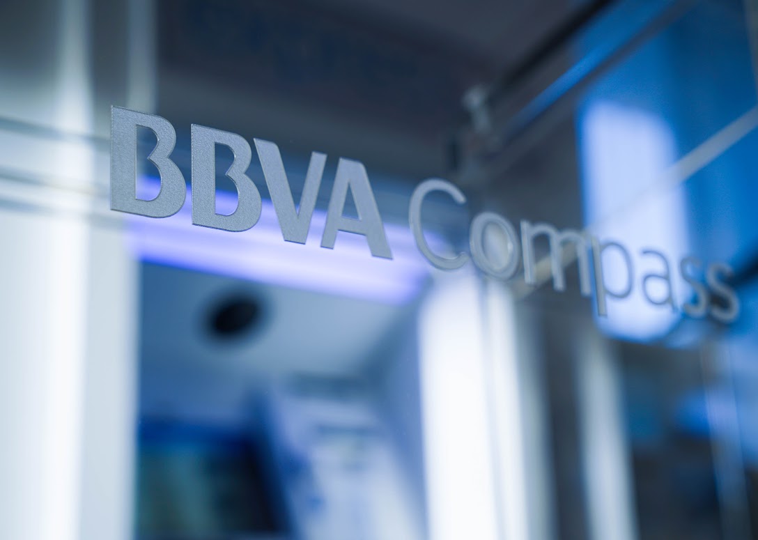 BBVA Compass logo in Houston
