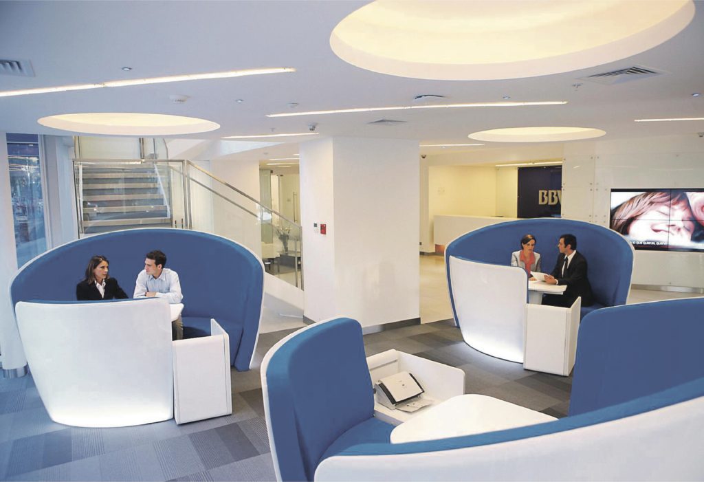 Branch premium office inside Picture of Branch premium office inside BBVA