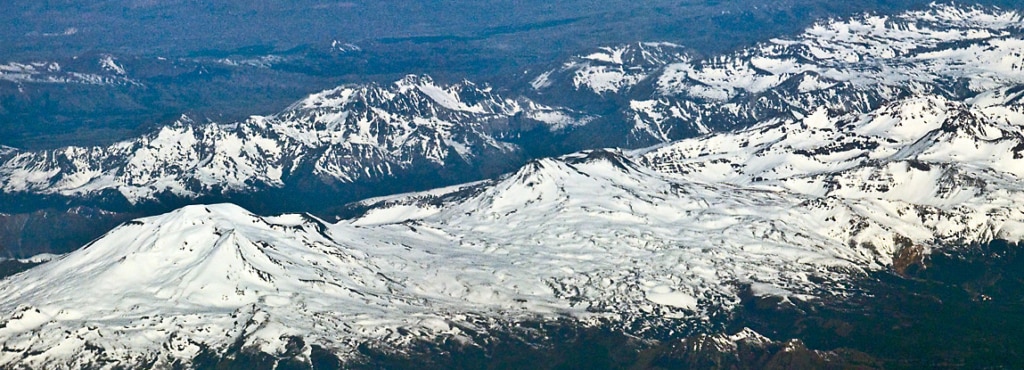 Picture of snow mountains landscape chillan Chile BBVA