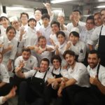 Picture of El Celler de Can Roca with the students of Culinary Arts in Hong Kong during the BBVA Tour