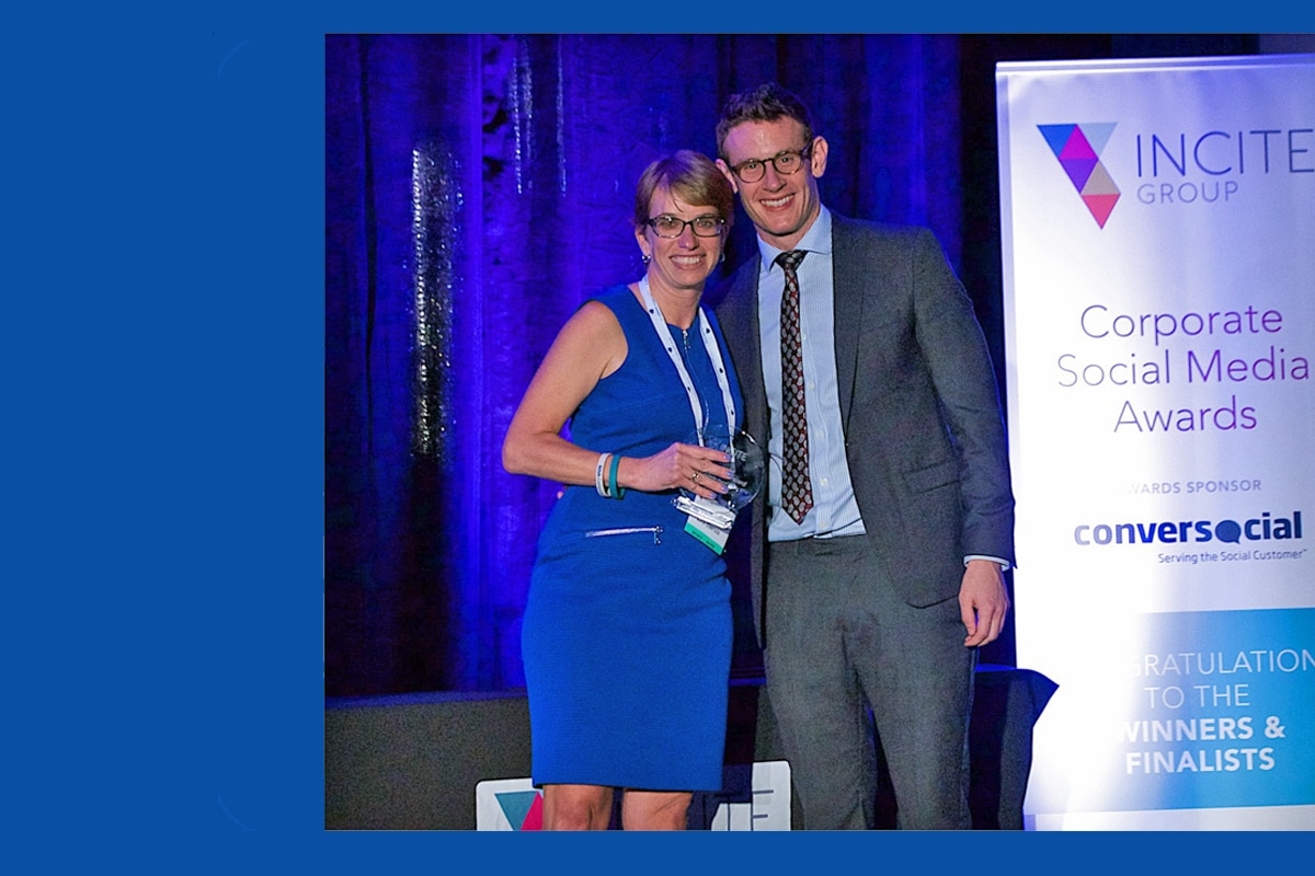 BBVA Compass Chief Marketing & Digital Sales Officer Jennifer Dominiquini won the Corporate Social Media Leader of the Year Award from Incite.