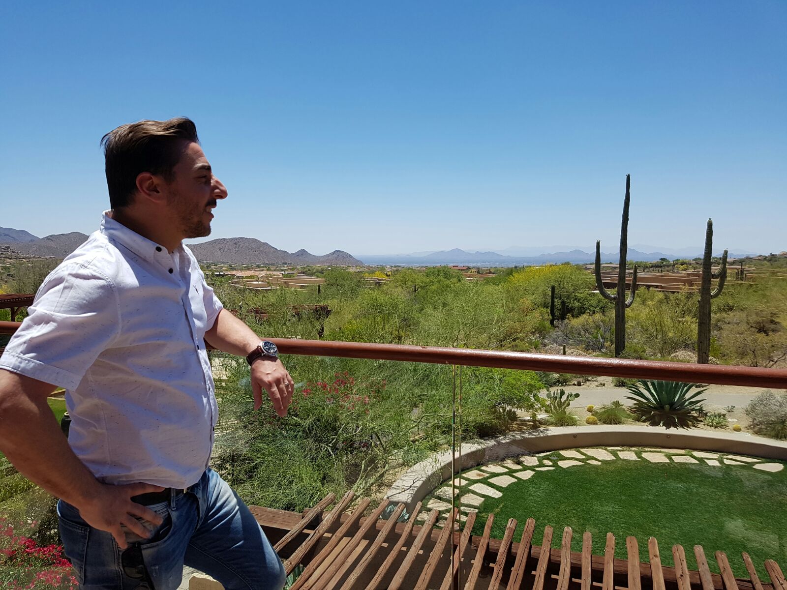 Jordi Roca in Phoenix during his trip before the bbva tour 2016 Picture of Jordi Roca in Phoenix during his trip before the bbva tour 2016