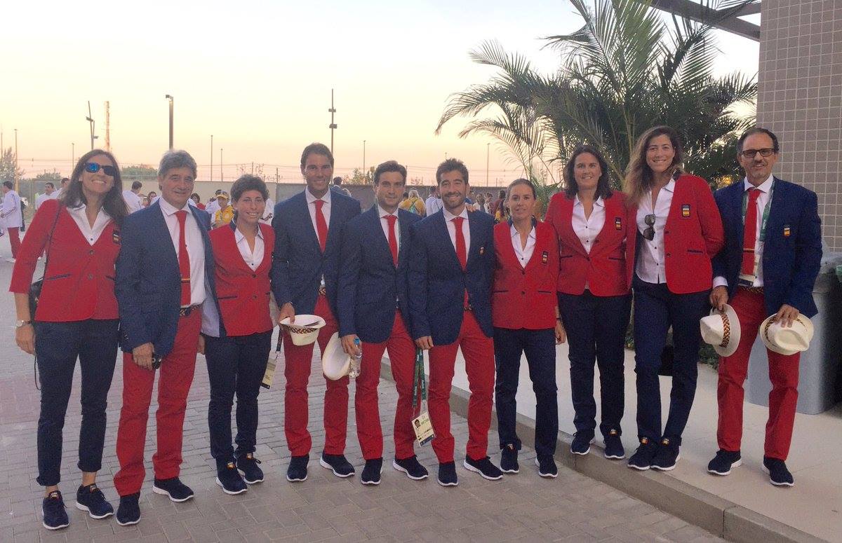 Team Spain during the Rio 2016 Opening Ceremony Team Spain during the Rio 2016 Opening Ceremony