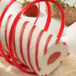 Picture of Strawberry with cream from the menu served in London during the BBVA Roca Tour 16