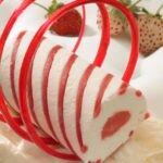 Strawberry with cream from the menu served in London during the BBVA Roca Tour 16 Picture of Strawberry with cream from the menu served in London during the BBVA Roca Tour 16