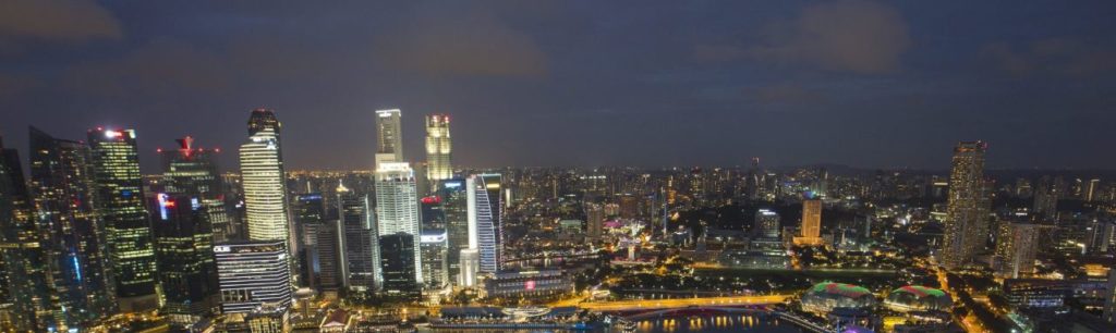 Picture of the skyline in Singapur BBVA