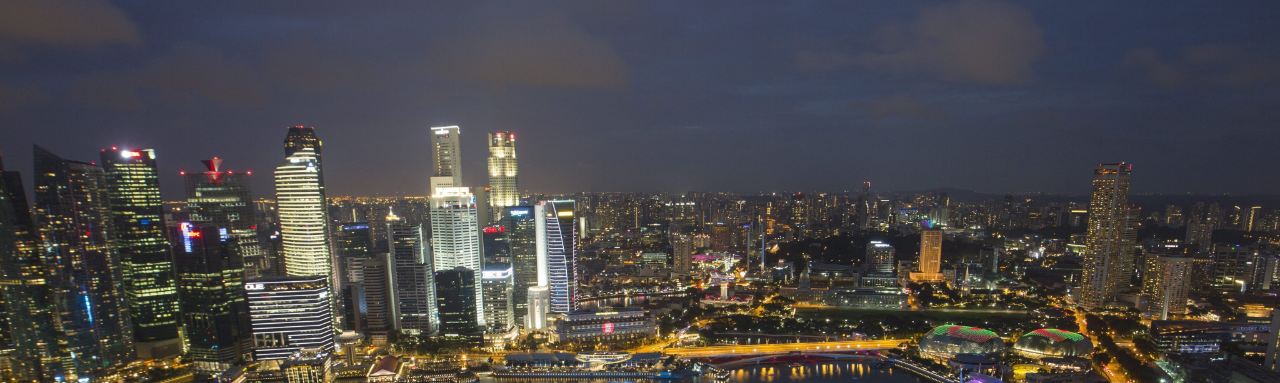 Picture of the skyline in Singapur BBVA