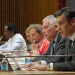 Picture of Javier M. Flores CEO of BBVA Microfinance Foundation during his intervention at the United Nations Headquarters