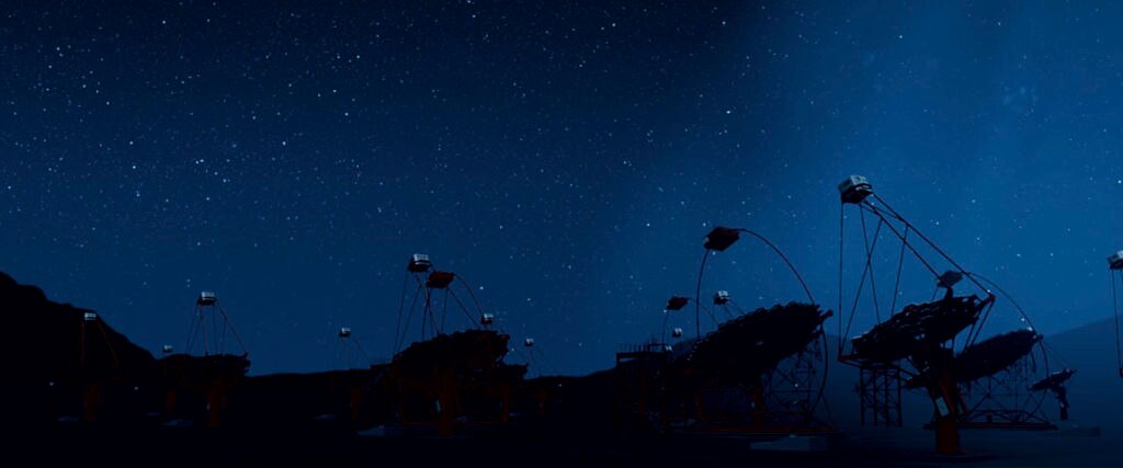 Image Cherenkov Telescope Array. Conference at BBVA Foundation. Image DESY