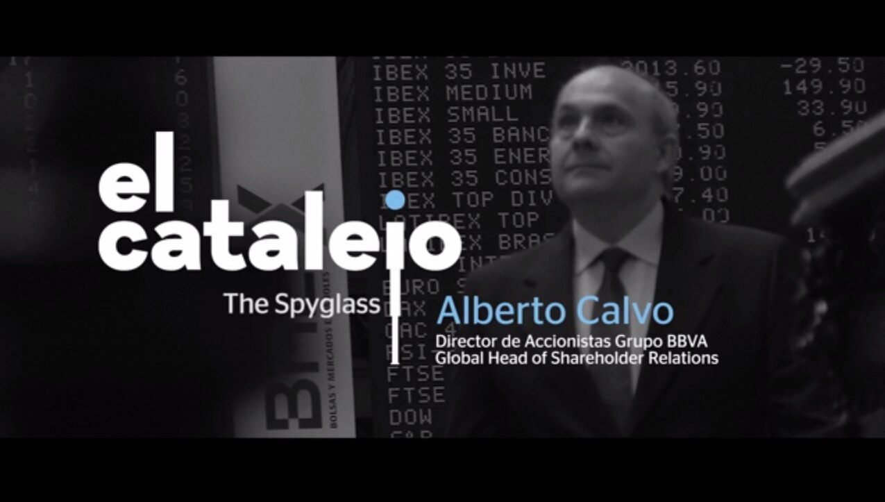Alberto Calvo, global head of shareholder relations at BBVA