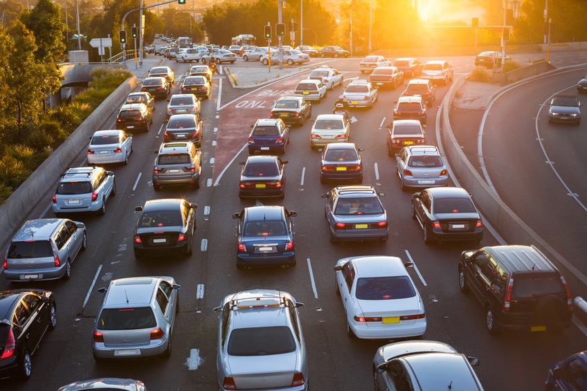 cars traffic pollution contamination clogging environment resource