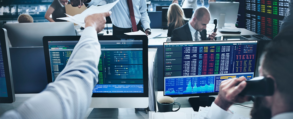 Markets screens