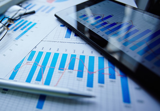 charts in paper and ipad