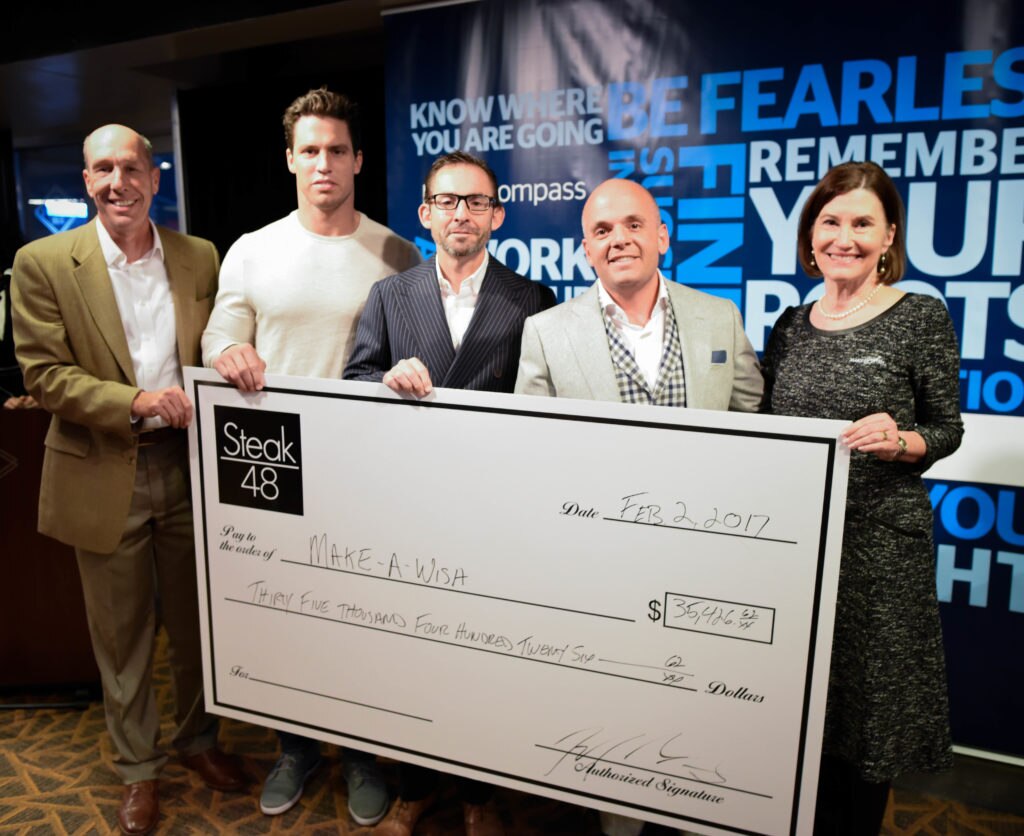 Make a wish steak 48 check presentation bbva compass Image of Make a wish steak 48 check presentation bbva compass