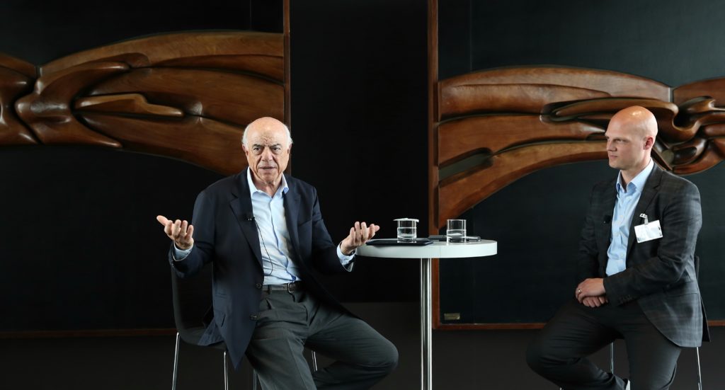 Photograph of Francisco González and Derek White Global Planning