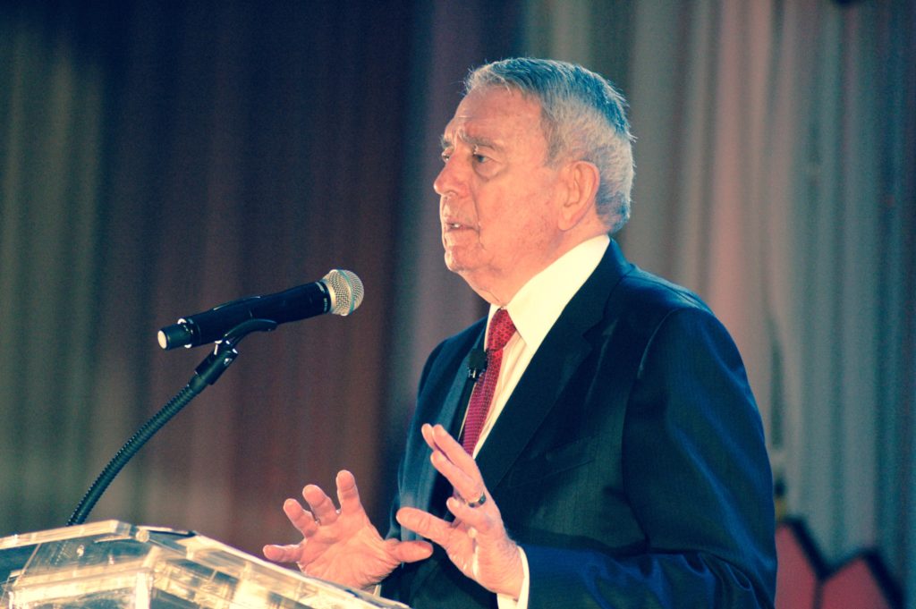 Native Houstonian Dan Rather delivered a poignant keynote address at the American Red Cross of Greater Houston luncheon, which is aimed at raising funds for critical community services while honoring donors and supporters that help make those services possible.