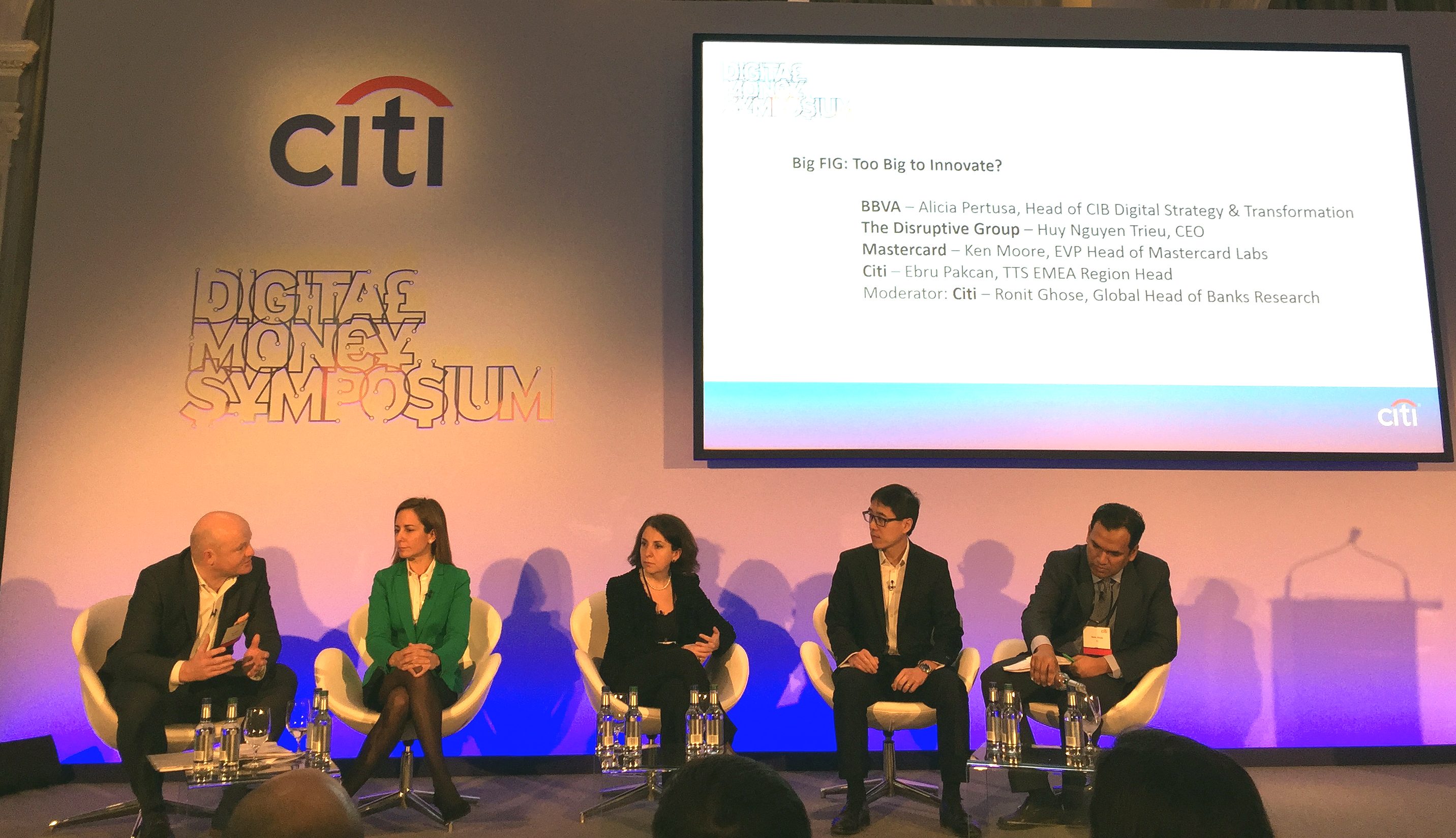 citi event digital money symposium with alicia pertusa