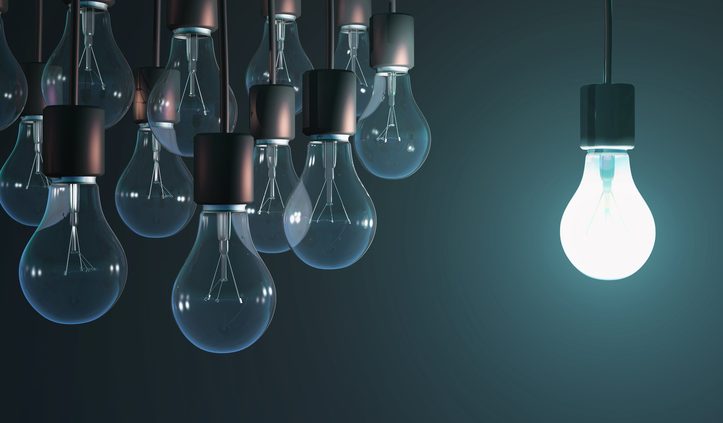 glowing bulb resource recurso fintech technology idea