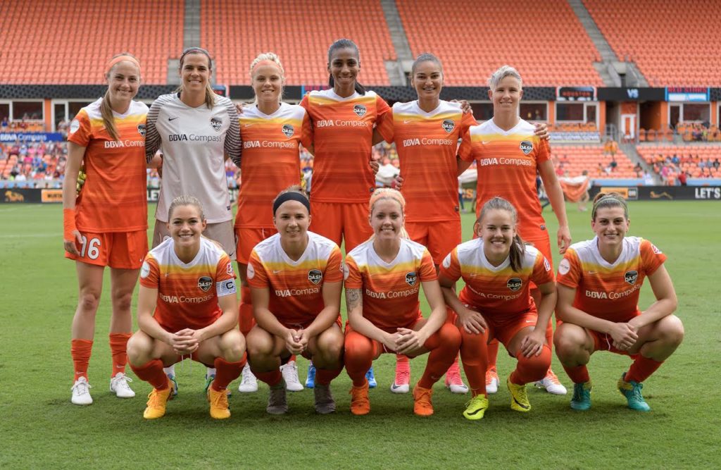 The Houston Dash defeated the Chicago Red Stars 2-0 at BBVA Compass Stadium in Houston Texas.