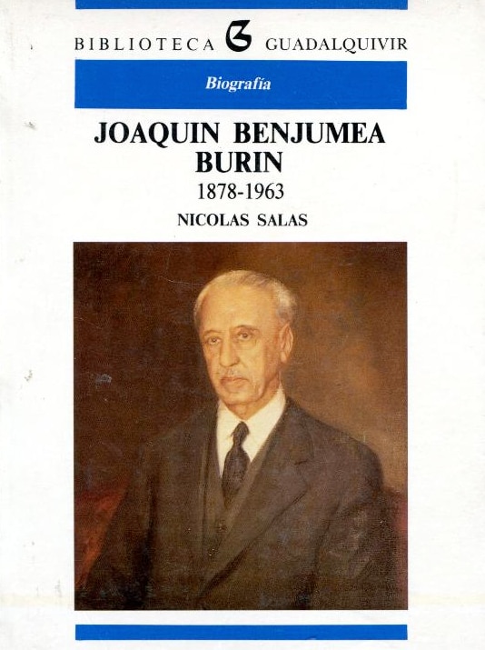 Cover of the biography of Joaquin Benjumea, Finance Minister signed the Law of 1946