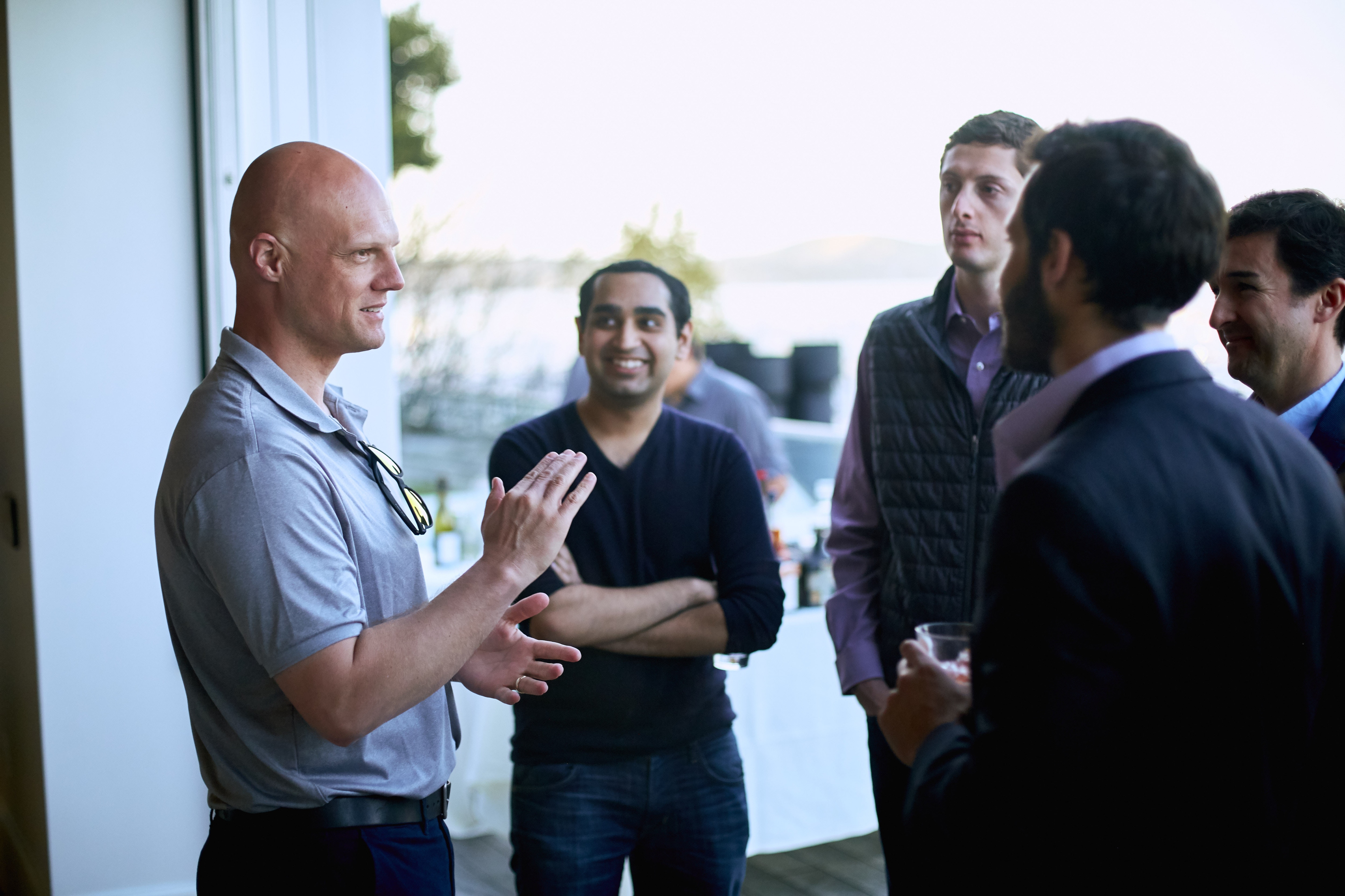 BBVA's Derek White and Ricardo Forcano in Propel CEO Summit