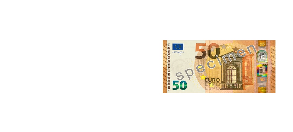 new €50 banknote new €50 banknote