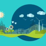 renewable energy, solar pannels, windmill picture of renewable energy