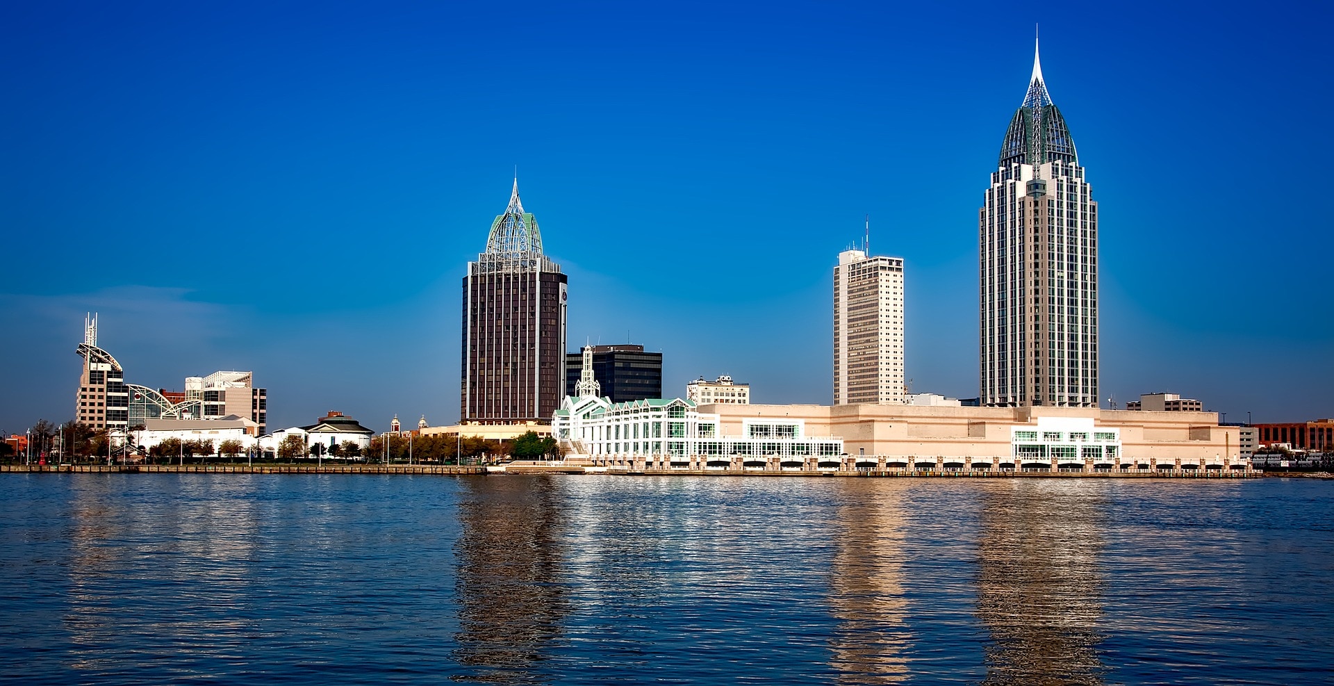 Looking at downtown Mobile, Ala.
