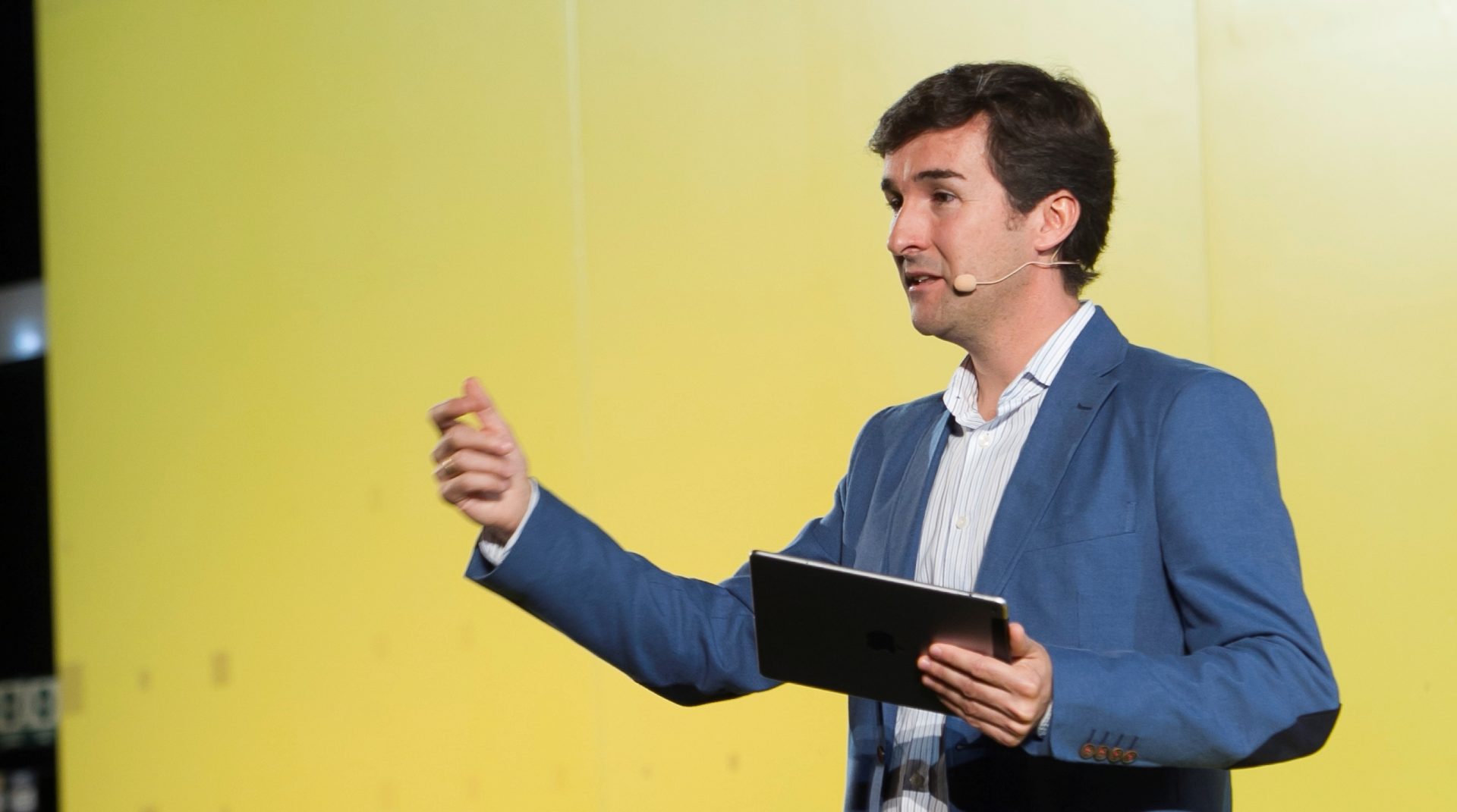 BBVA Global Head of Talent and Culture Ricardo Forcano at the forum 'El País with your future job’