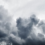 Image of rippling hurricane clouds rippling-hurricane-dark-clouds