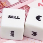 picture of dice, sell and buy, euro and pound BBVA
