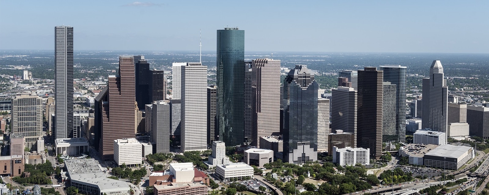 Aerial view of Downtown Houston aerial-of-downtown-houston