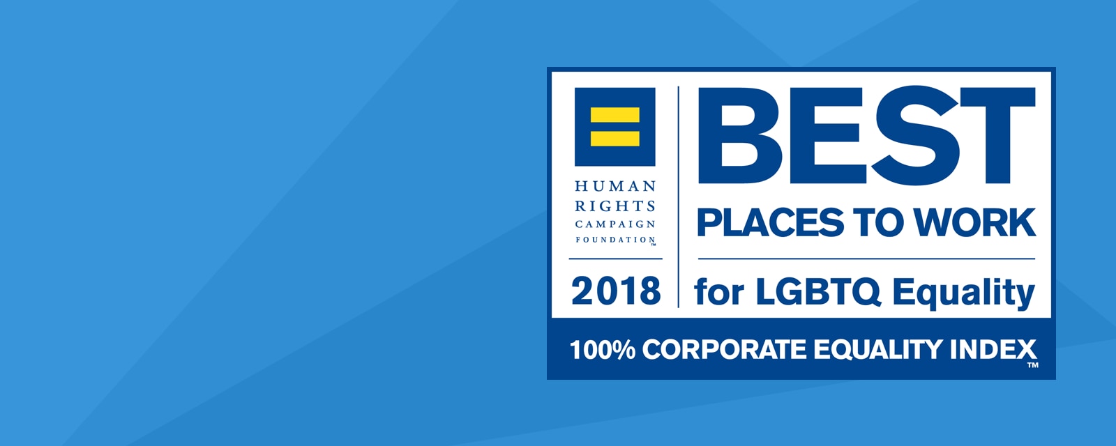 BBVA Compass received a perfect score of 100 percent on the 2018 Corporate Equality Index, a measure of workplace equality for lesbian, gay, bisexual, transgender and queer employees that serves as a benchmark for some of the country’s largest and most influential workplaces. 2018-best-place-work-lgbt-equality